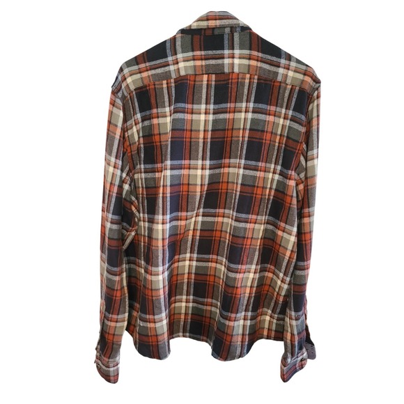 NEW Tailor Vintage Luxe Performance Stretch LS Flannel Shirt Countryside Plaid S - Picture 2 of 2